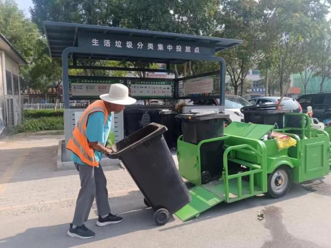 山东东营垦利城区垃圾分类亭 已“上